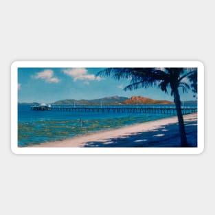 Low Tide at Picnic Bay - Magnetic Island Sticker